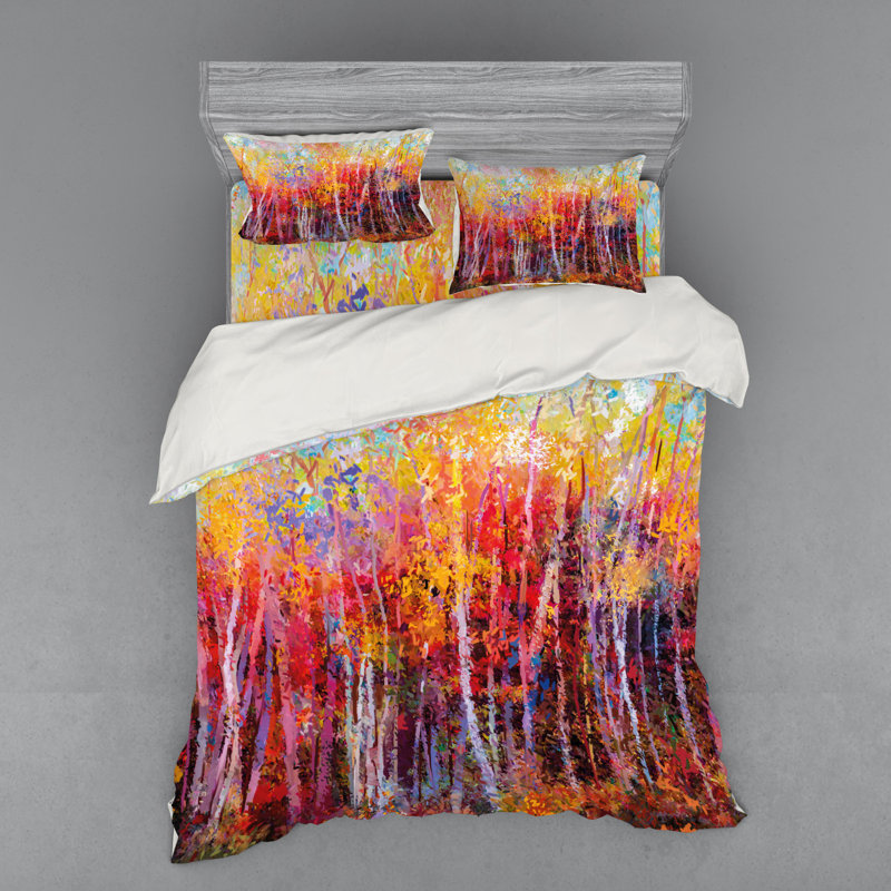 Rustic Polyester Duvet Cover, Queen Duvet Cover + 3 Additional Pieces