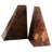 Taurus Rustic Faux Horn Bookends