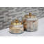 Glass Decorative Jars with Metal Lids Set-973390868