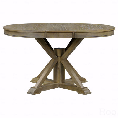 Table de salle à manger rétro avec rallonge fonctionnelle de 12 po