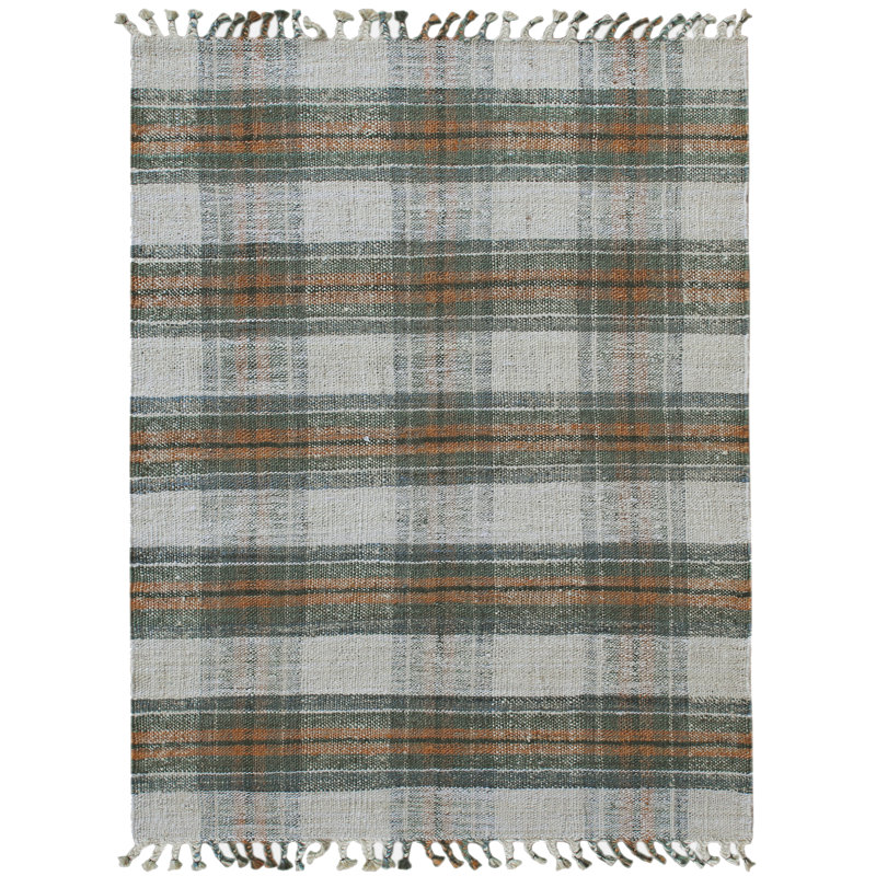 One Plaid Indoor Rug, Rectangle 5' x 7'6"