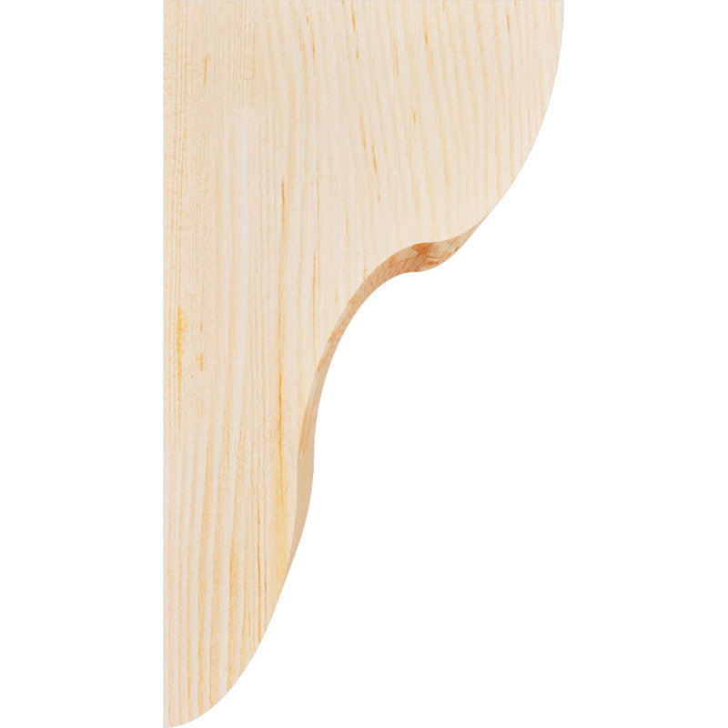Corbeau Carmel, H 10 po x l 3,5 po x P 6 po, Sapin de Douglas, Lisse