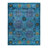 Overyed One-of-a-Kind Rectangle 6'2" X 8'3" Hand Knotted Area Rug