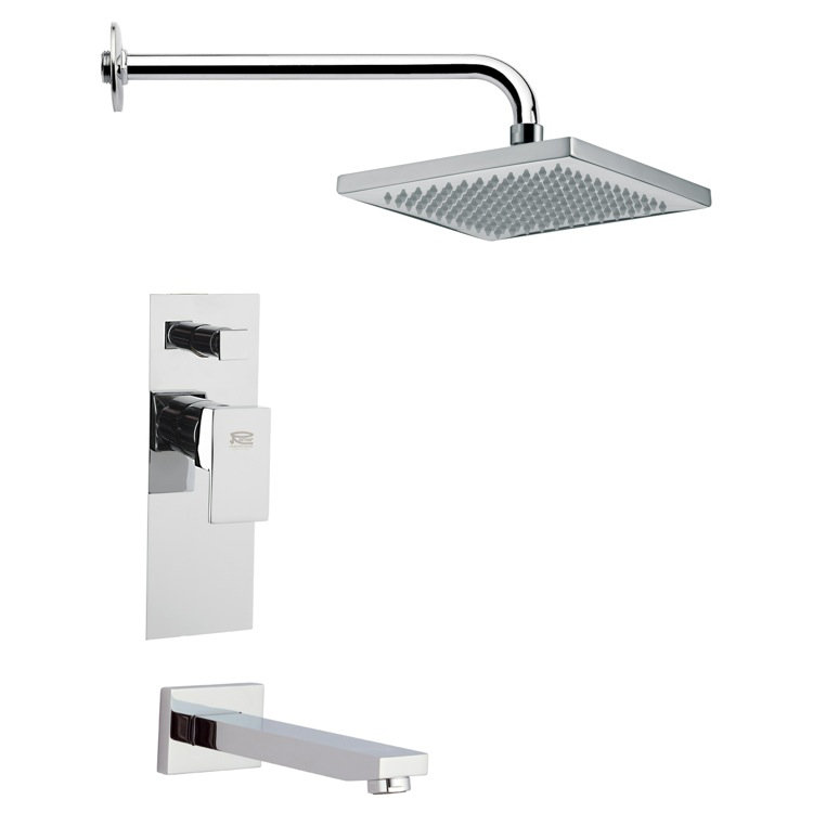 Robinet inverseur de baignoire et de douche avec valve Peleo