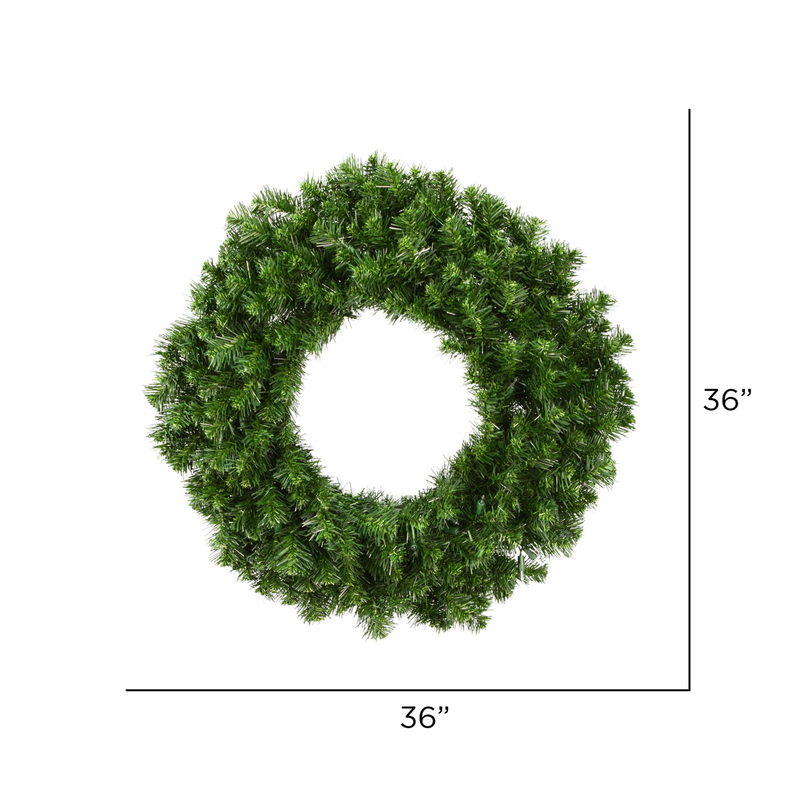 Alcott Hill® Douglas 60" Fir Wreath, 36" H