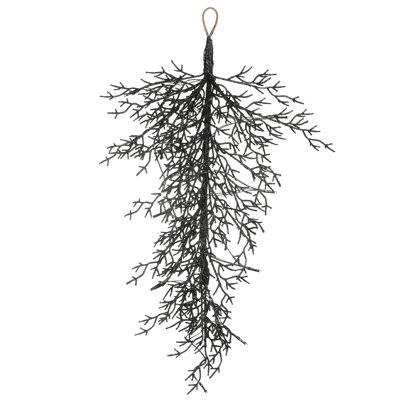 28" Halloween Twig Teardrop with Lights