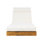 Chaise longue réglable DaPrato en bois d'acacia de style bord de mer moderne avec motif sculpté en forme de bateau et coussins