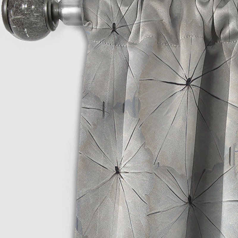 Nornton - Sky Curtain - Blackout No Pattern Curtain - 1 Panels, 52" W x 120" L