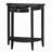 Black Console Table With Bottom Shelf