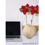  Vase en grès Terrava, vase en poterie rustique beige pour fleurs séchées, branches et décoration intérieure, décor de grès rétro pour les mariages et les centres de table, 8,5 po de diamètre et 9 po de hauteur
