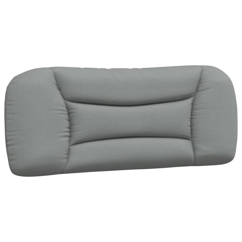 vidaXL Headboard Cushion Hvar Light Grey 100 cm Fabric , Light Gray