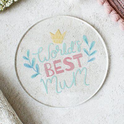 Worlds Best Mum Coaster