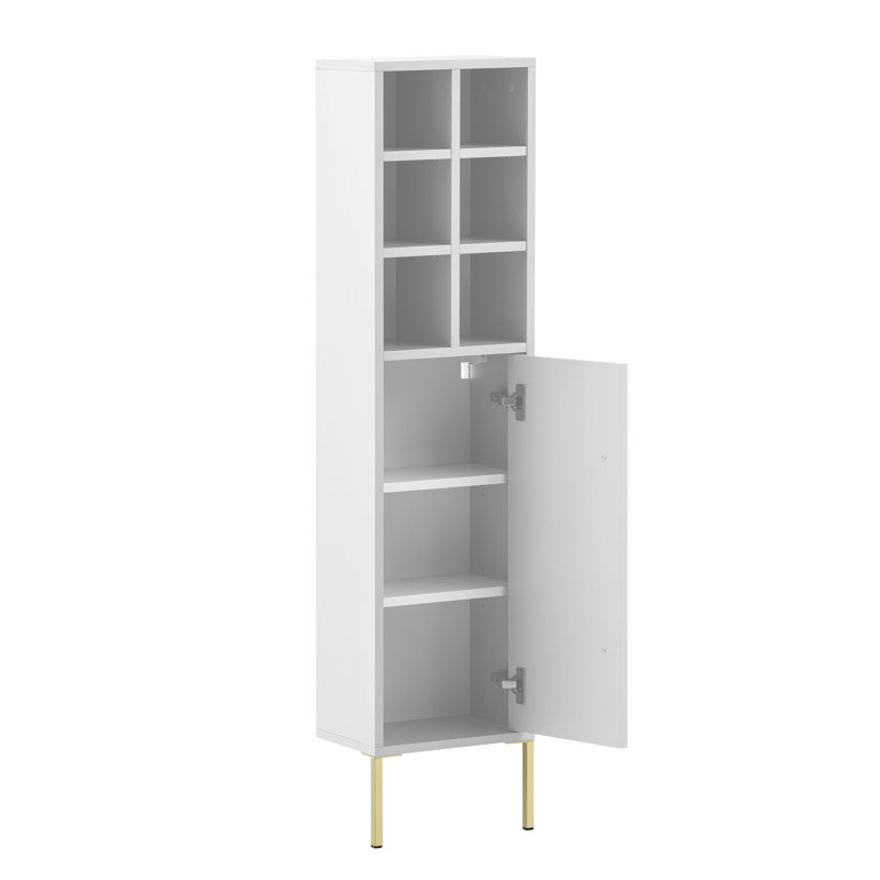 Sarah Linen Cabinet, White