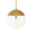 Wilibald 1 - Light Gold Sphere Pendant