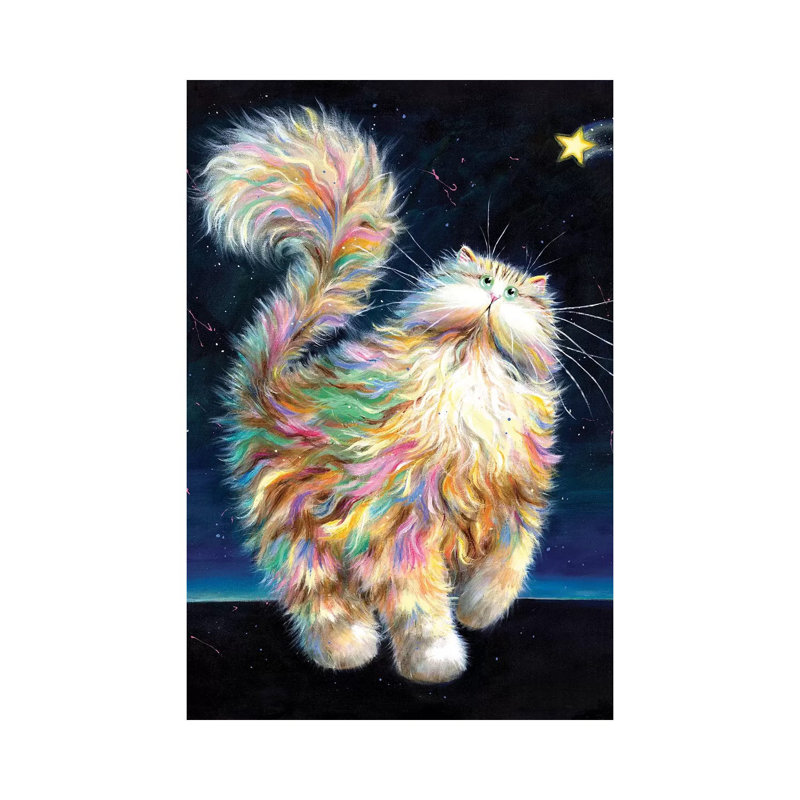 «Twinkle» par Kim Haskins - reproduction d'art sur toile tendue, H 60 po x l 40po x P 1,5 po, Toile tendue