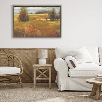 October Light Countryside Floating Frame, design by Carol Rowan