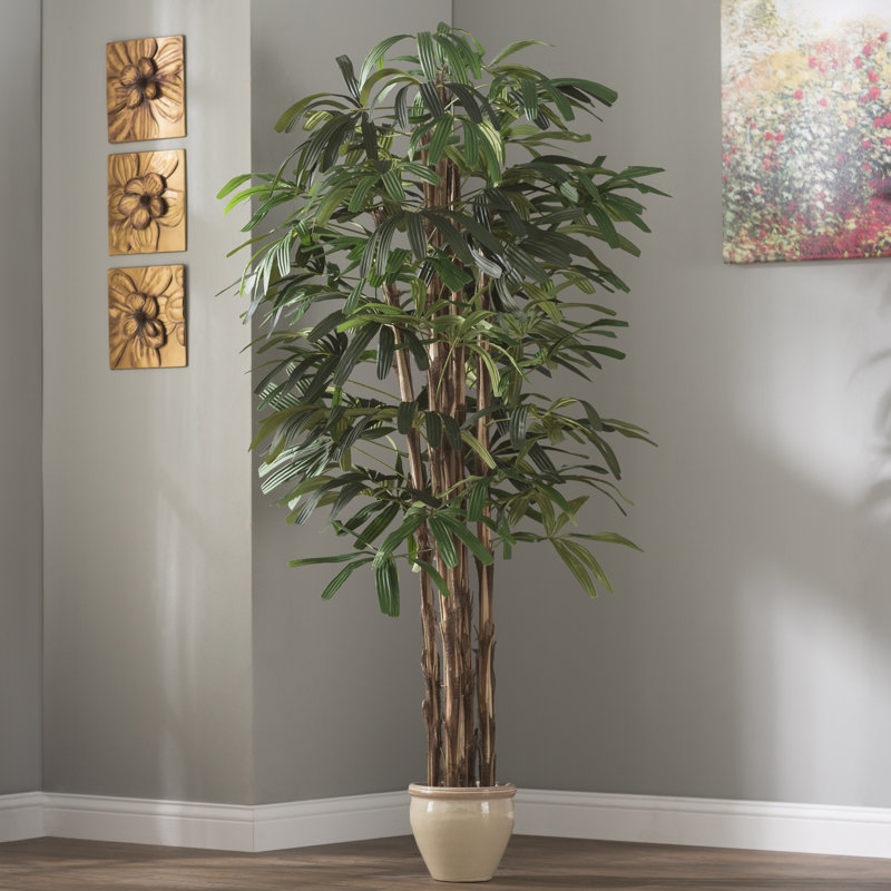 Feuillage artificiel Aahil en pot, H 48 po x l 29 po x P 29 po / 200 feuilles