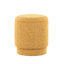 Tissu jaune au design contemporain, couvercles amovibles pour plus de rangement, rembourrage en mousse, confort moelleux, deux repose-pieds, sans assemblage, capacité de poids de 250 lb, utilisation à l'intérieur seulement, largeur de 14,87 po avec