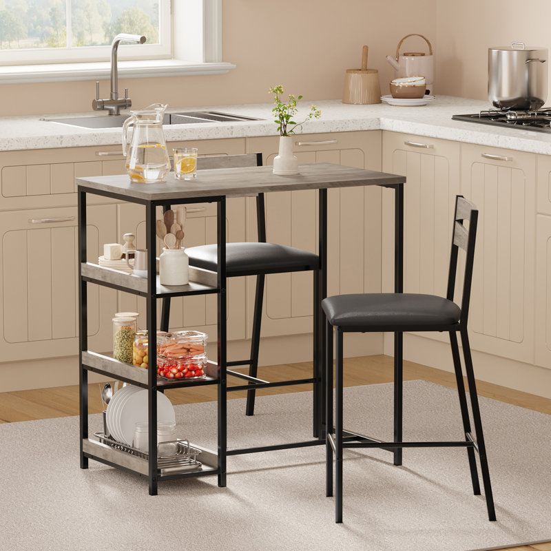 Dining Set, Black, Black, Gray, Black