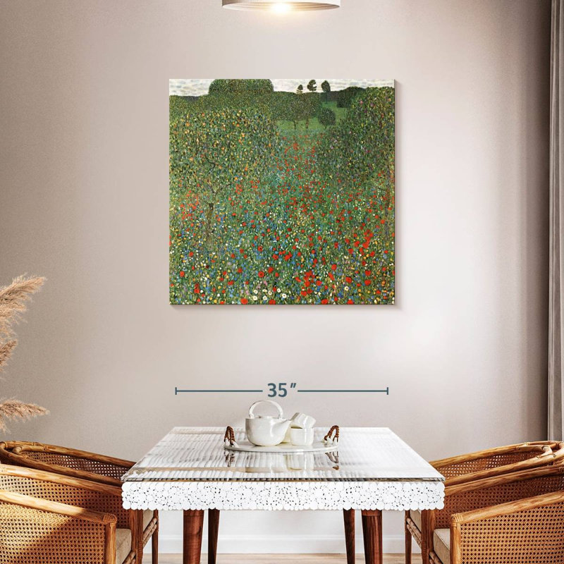 A Field Of Poppies 1907, H 36 po x l 36 po