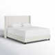 Hanson Upholstered Wingback Bed