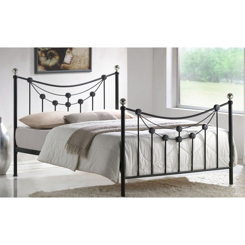 Solid Wood Bed, Double (4'6)