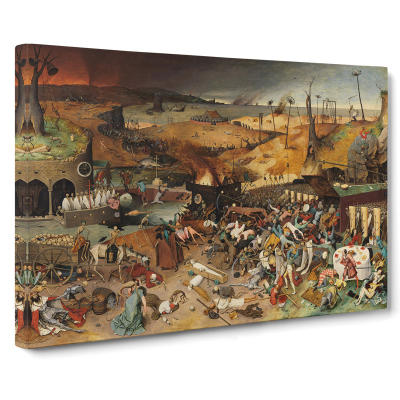 The Triumph Of Death by Pieter Bruegel The Elder - Wrapped Canvas Painting, 40cm H x 60cm W x 3cm D