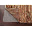Tapis unique en laine noué à la main brun / beige nouvel âge 3 pi 6 po x 5 pi 3 po