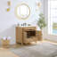 Meuble-lavabo simple autoportant Armanno 36 po avec comptoir en quartz et miroir