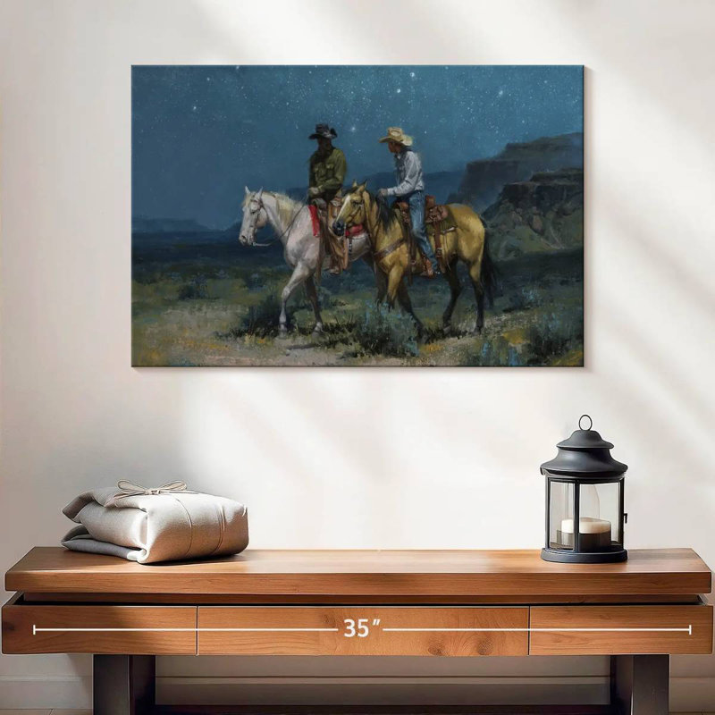 Lelar Night Riders, 16" H x 24" W