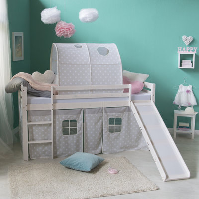 Ellicott mid-loft bed, 90 x 200 cm