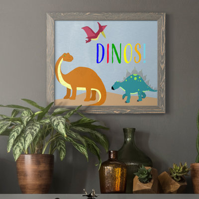 Dinos! - Cadre photo, impression sur toile