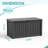 54.28"w 150 Gallon Outdoor Storage And Weather Resistant Resin Deck Box(Black)-123058109