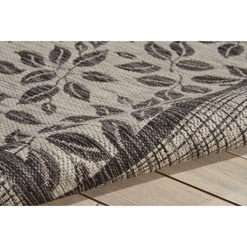 Key Haven Floral Indoor / Outdoor Rug, Rectangle 7'10" x 10'6"