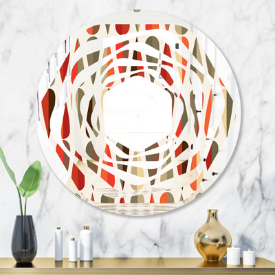 Miroir mural Whirl Abstract Drops IV