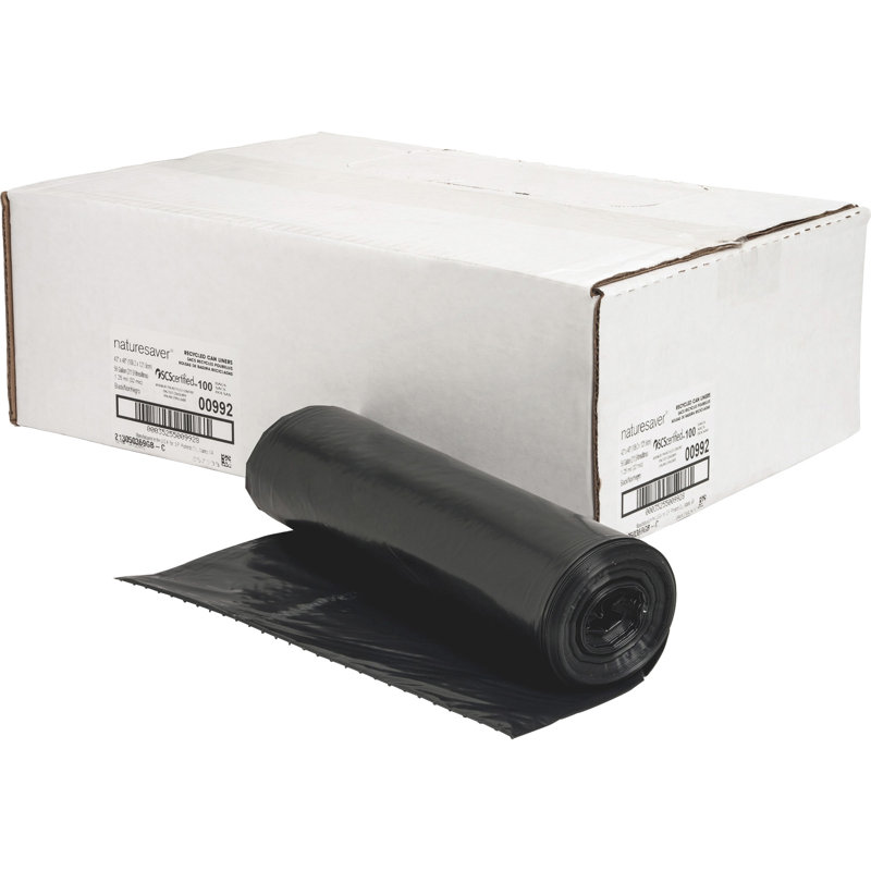 Plastic Trash Bags - 100 Count