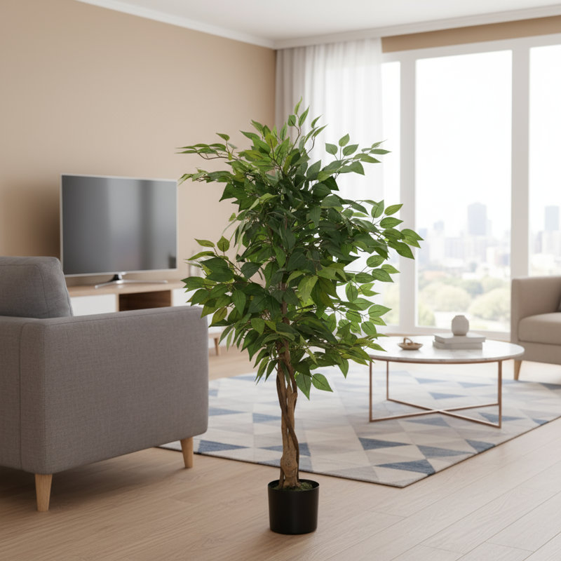 4FT Artificial Ficus Tree(1Pack)