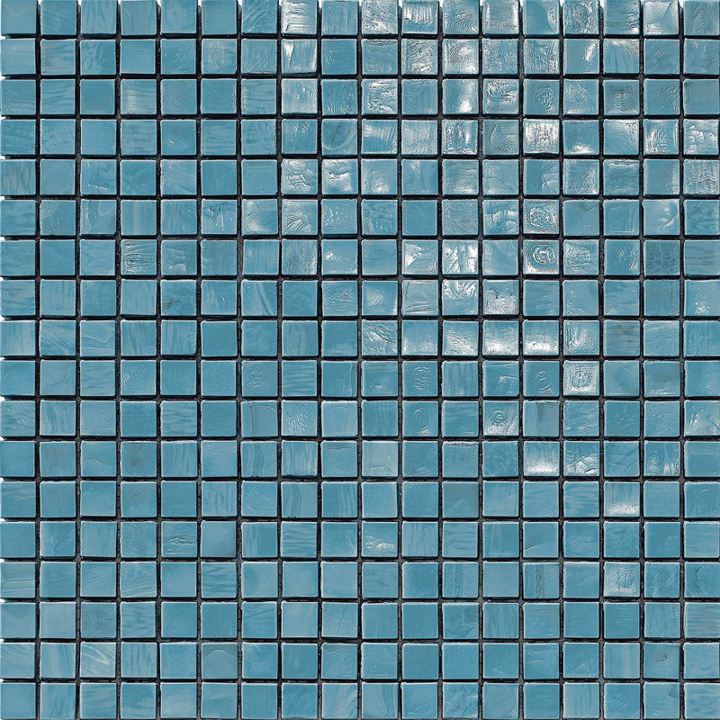 5/8" x 5/8" Glass Mosaic, Dark Turquoise