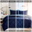 Édredon 3 m avec duvet synthétique et très grandes taies décoratives matelassées réversibles