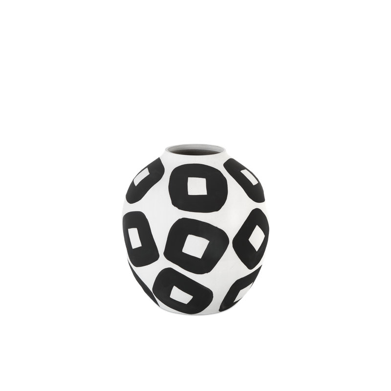 Vase moyen Pagliacci, H 9,5 po x l 9 po x P 9 po