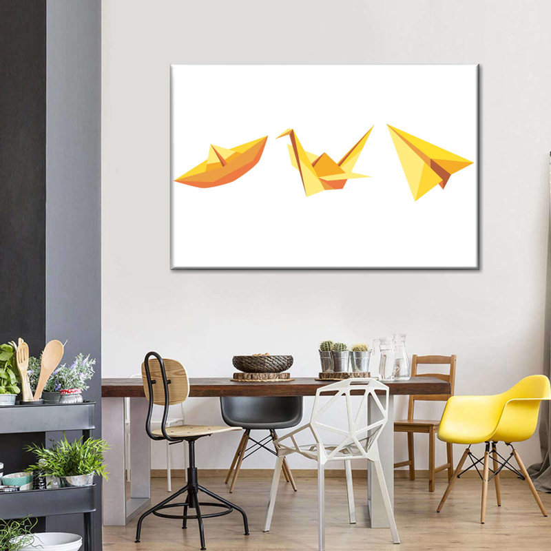 " Origami " by Stark Art Collective, 8" H x 12" W x 1" D