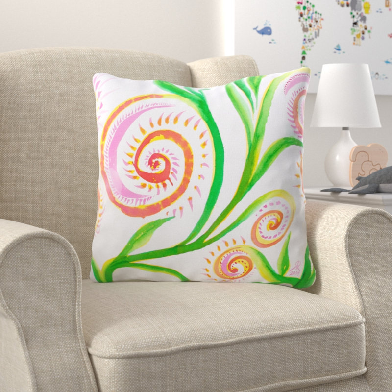 Coussin watercolour Swink, Microsuède, Intérieur