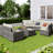 8-Pieces All Weather Wicker Half-Moon Sectional Sets With Rectangular Coffee Table-1427372255