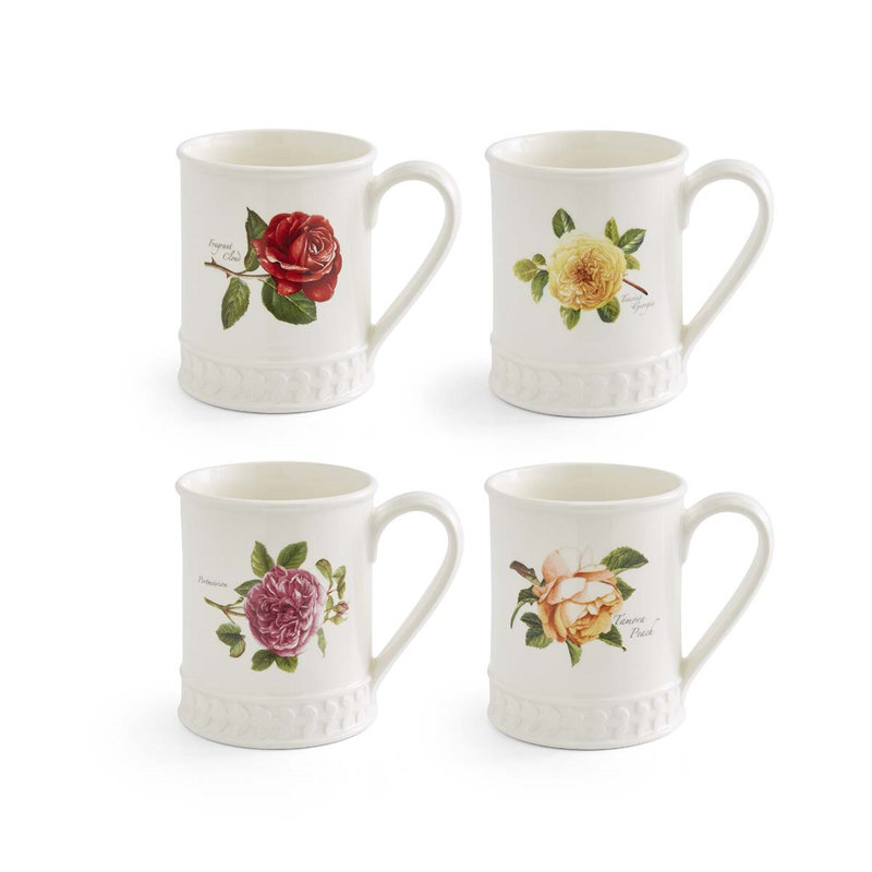 Portmeirion, Botanic Garden Roses - Tankards (Mixed)