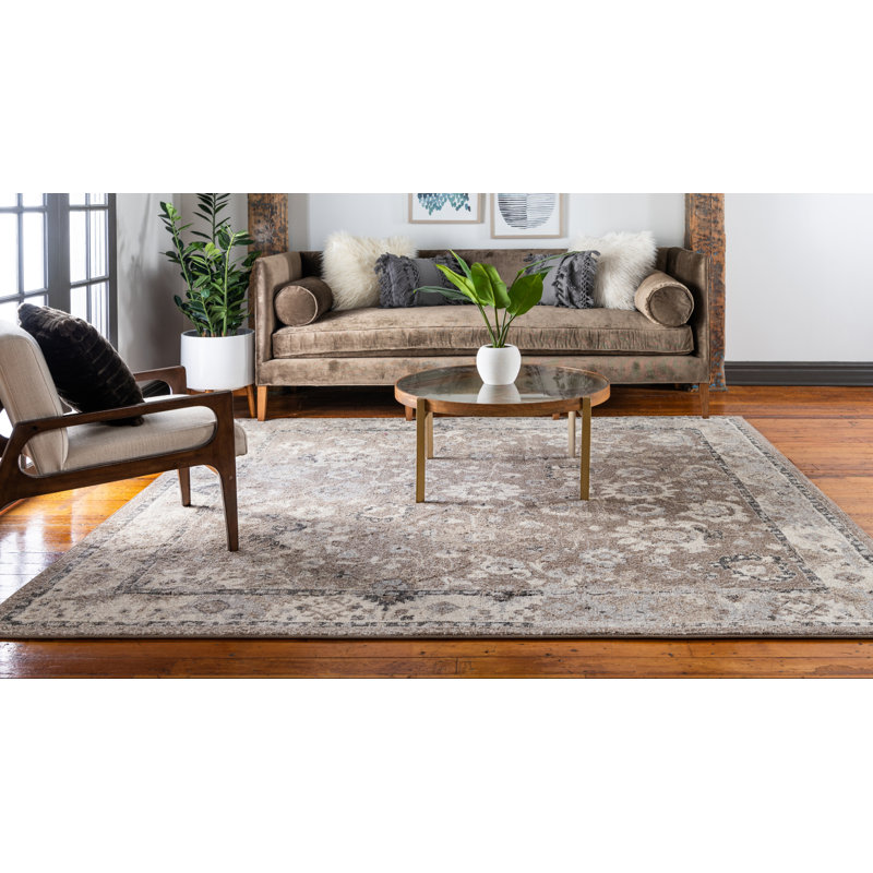 Tapis beige Kalf, Rectangle 3 pi 3 po x 5 pi 3 po