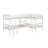 L-Shaped Bunk Bed With Ladder,Twin Size-Gray-2130838269