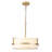 3 - Light 15.74" W Modern Fabric Drum Shape Dimmable Chandelier For Dining Room Bedroom Foyer-275143685