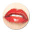 Dotted Lips Print-55832605-55832608