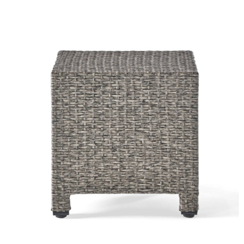 Outdoor Accent Table, Stylish For Patio & Garden, Black