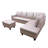Jayzen 3 - Piece Vegan Sectional-1119954545-1094079087-1094079078